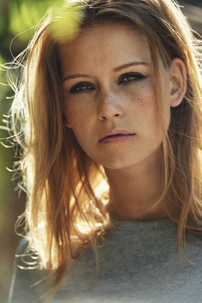 American U Lady T-shirt, På modell 2