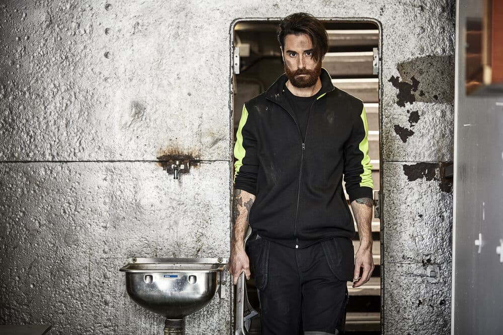 Genova Full Zip Sweatshirt, På modell 1
