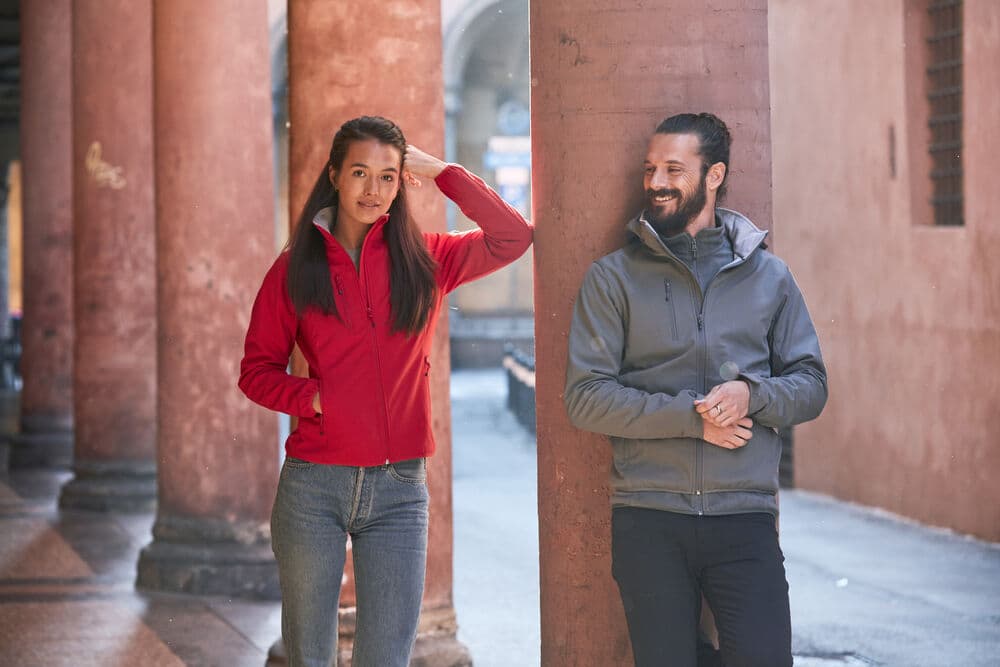 Basic Hoody Softshell, På modell 2