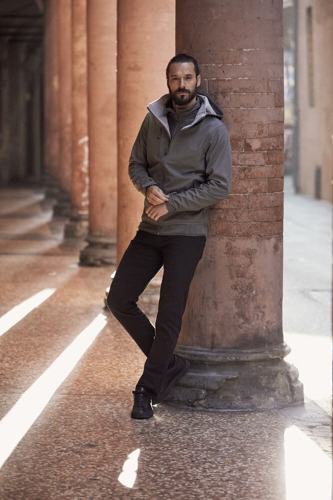 Basic Hoody Softshell, På modell 3