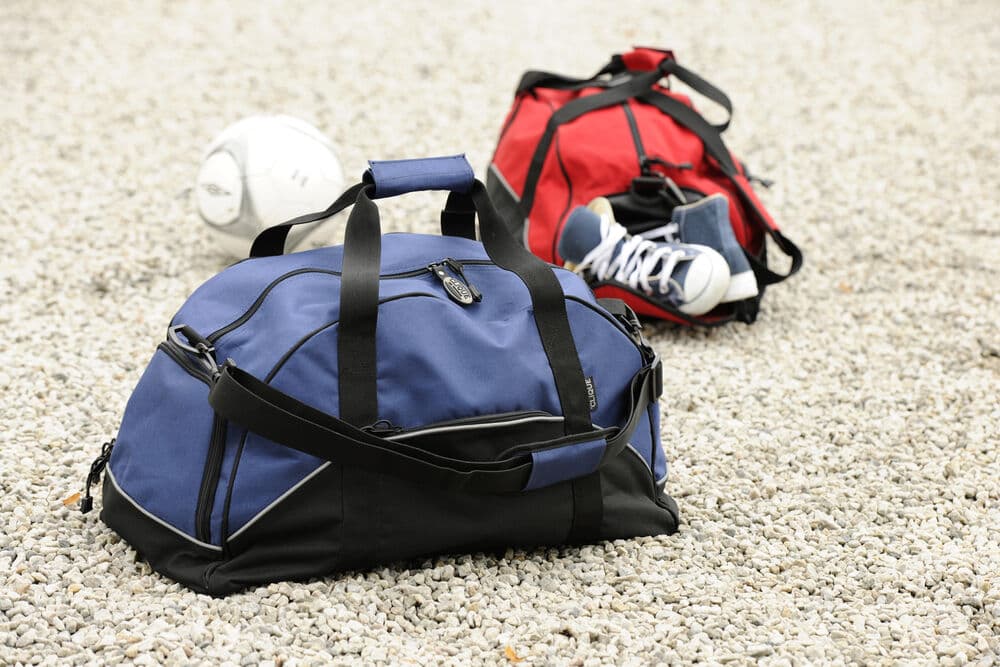 Sportbag, På modell 1