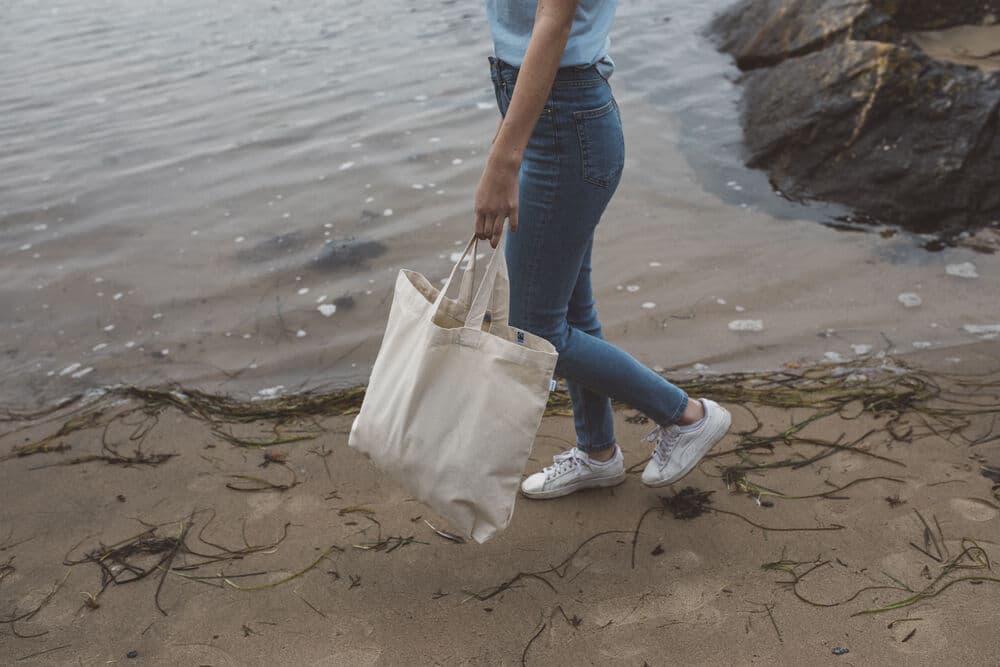 Tote Bag Heavy/L, På modell 3