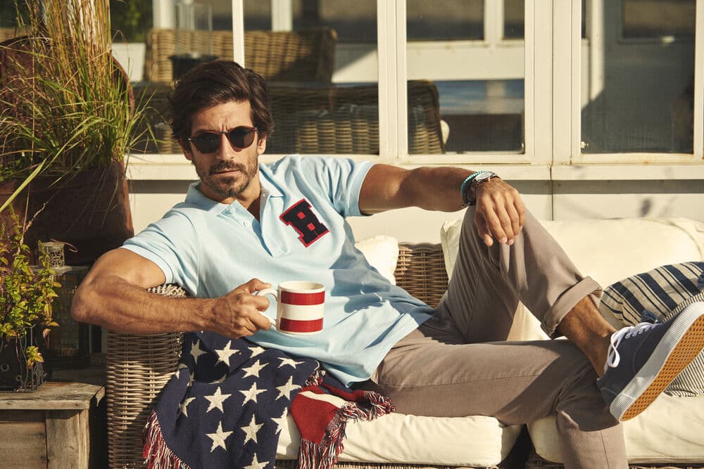 Neptune Polo modern fit, På modell 5
