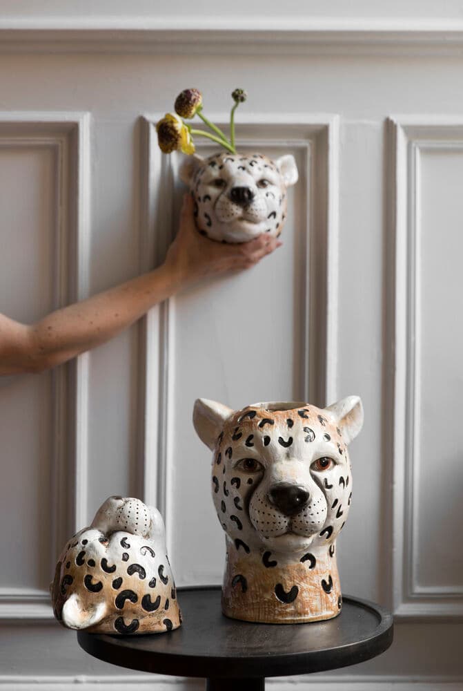 Vase Cheetah Small, På modell 3