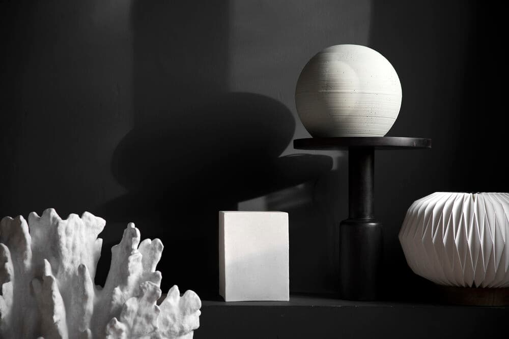 Bordlampe Origami, På modell 3