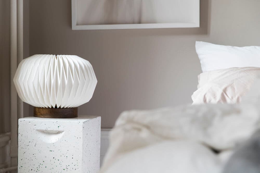 Bordlampe Origami, På modell 4