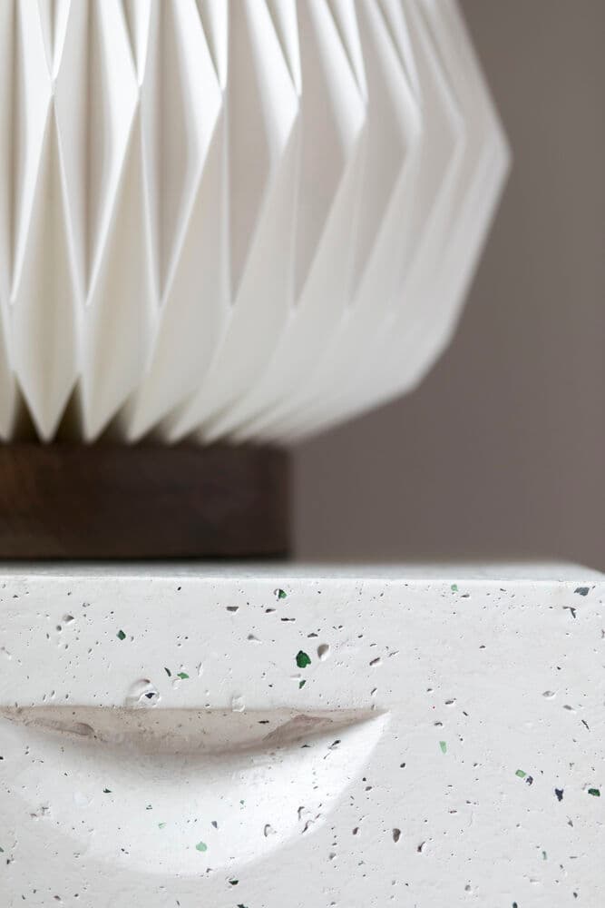 Bordlampe Origami, På modell 2