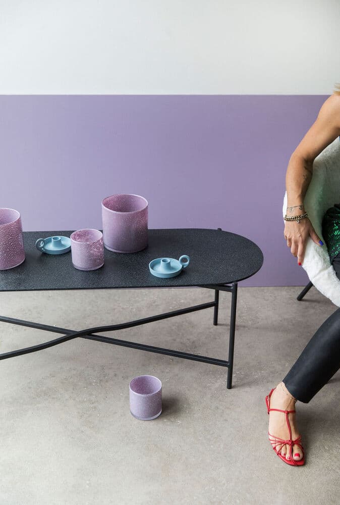 Vase/Lyslykt Calore M, På modell 1