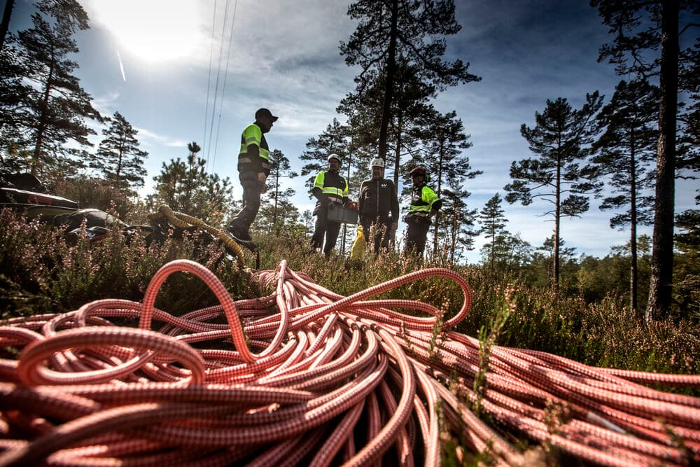 6120 Genser EN ISO 20471 Kl 1, På modell 4