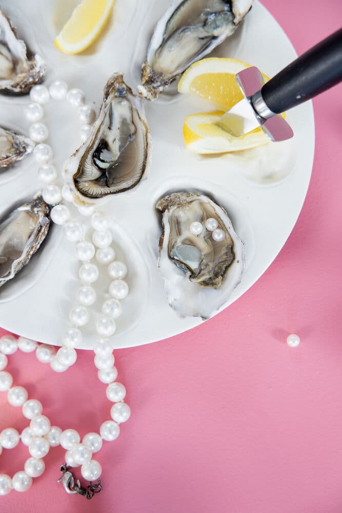 Serveringsfat Oyster, På modell 3