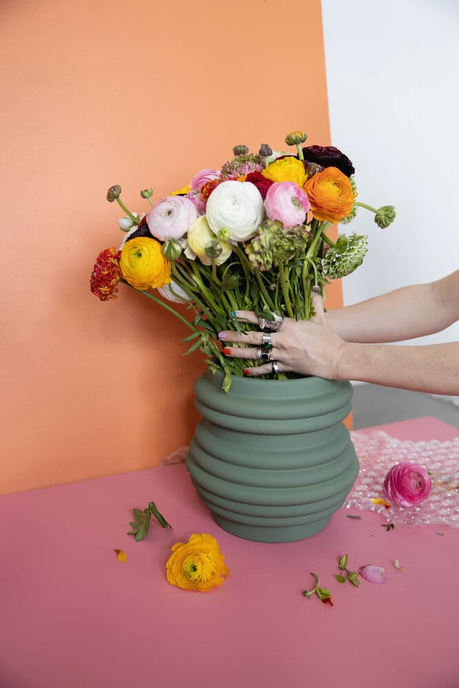 Vase Mila L, På modell 2