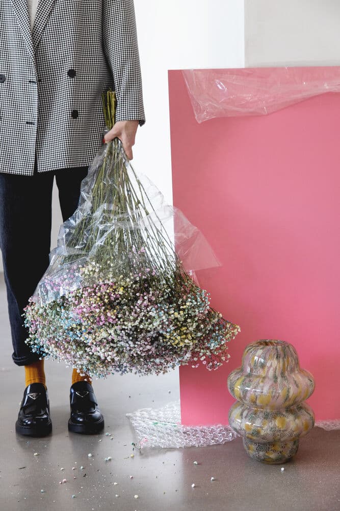 Vase Curlie Multi, På modell 3