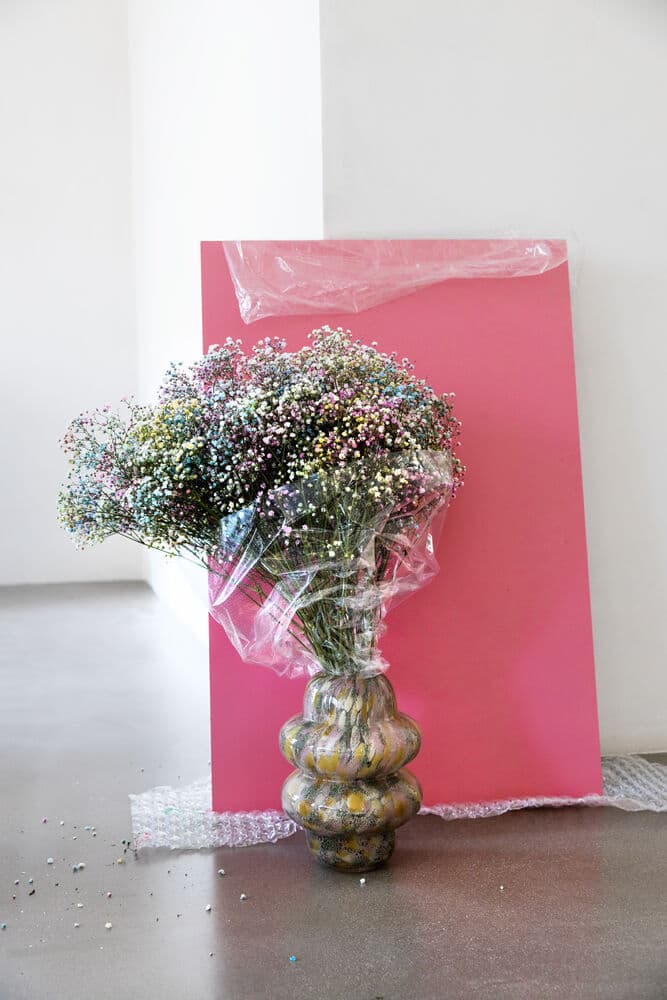 Vase Curlie Multi, På modell 5