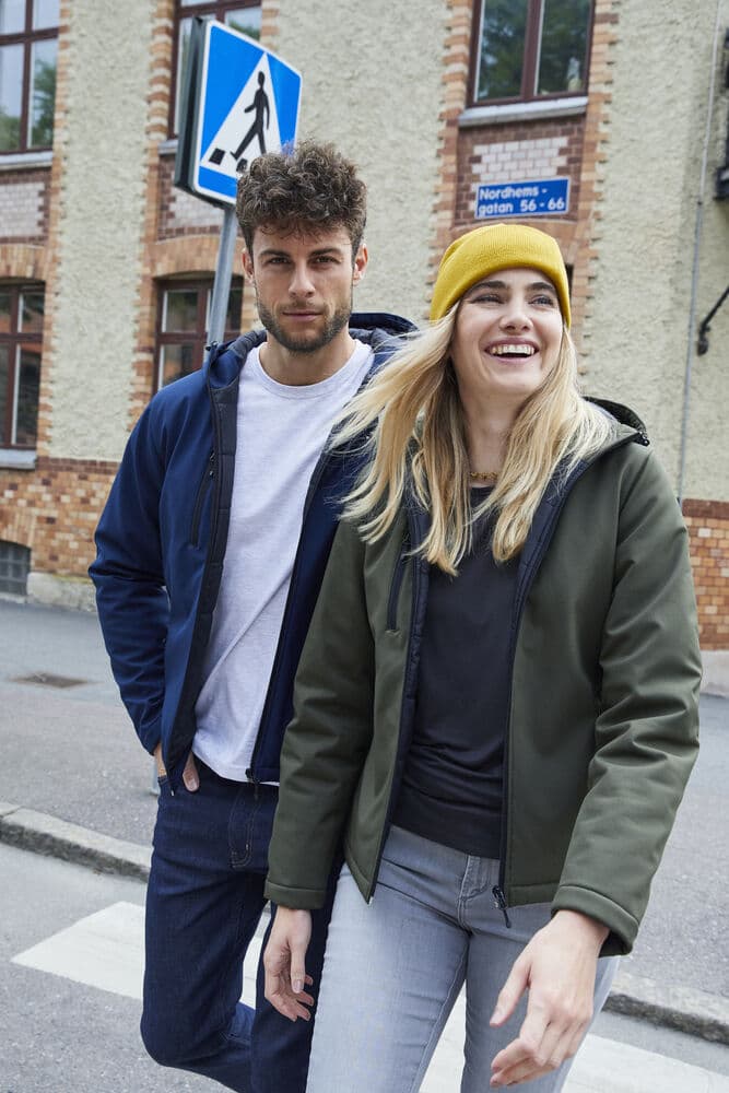 Padded Hoody Softshell, På modell 3