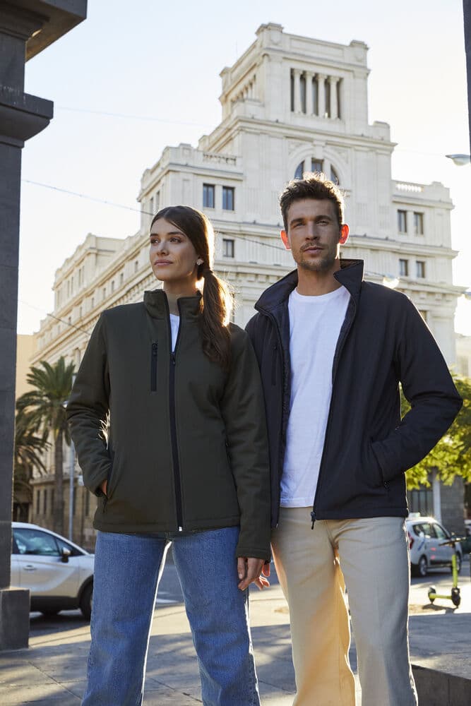 Padded Softshell Jacket Women, På modell 4