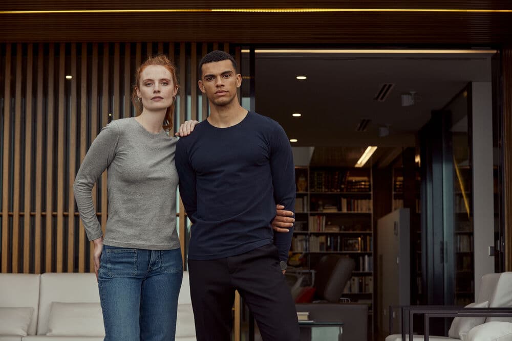 Premium Fashion-T L/S Women, På modell 1