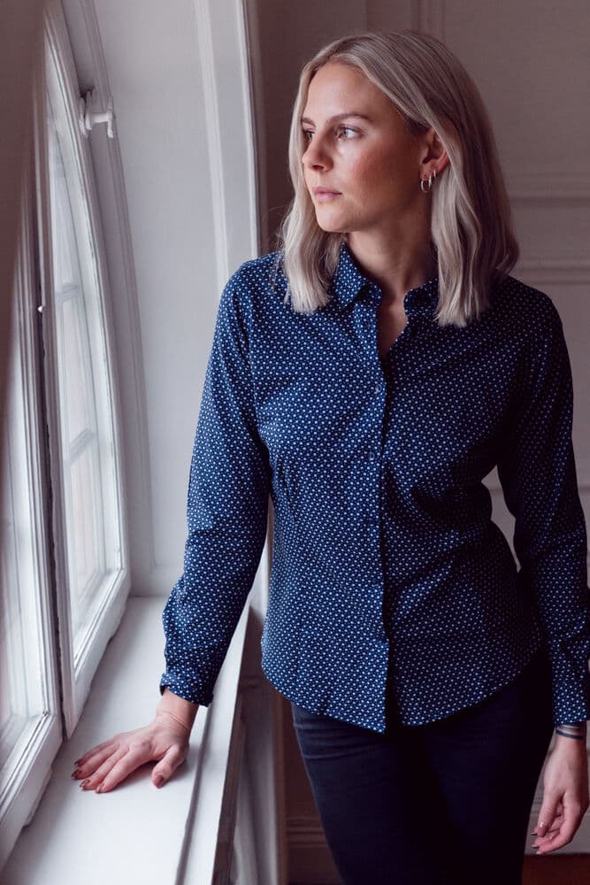 IB131 Pique Knit Woman, På modell 1