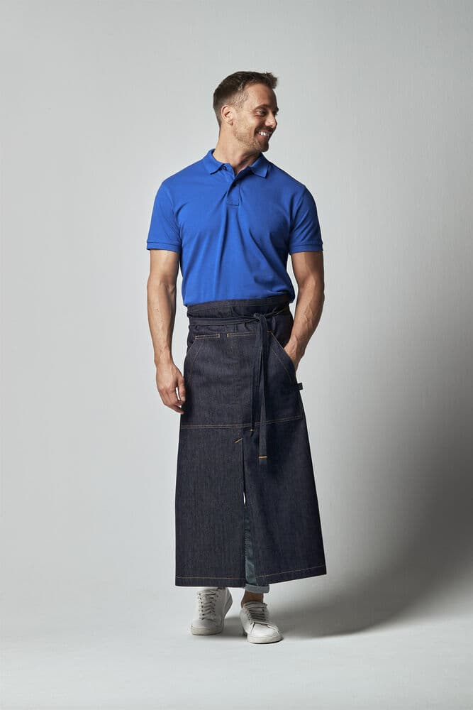 Waist Apron Long (GOTS), På modell 2