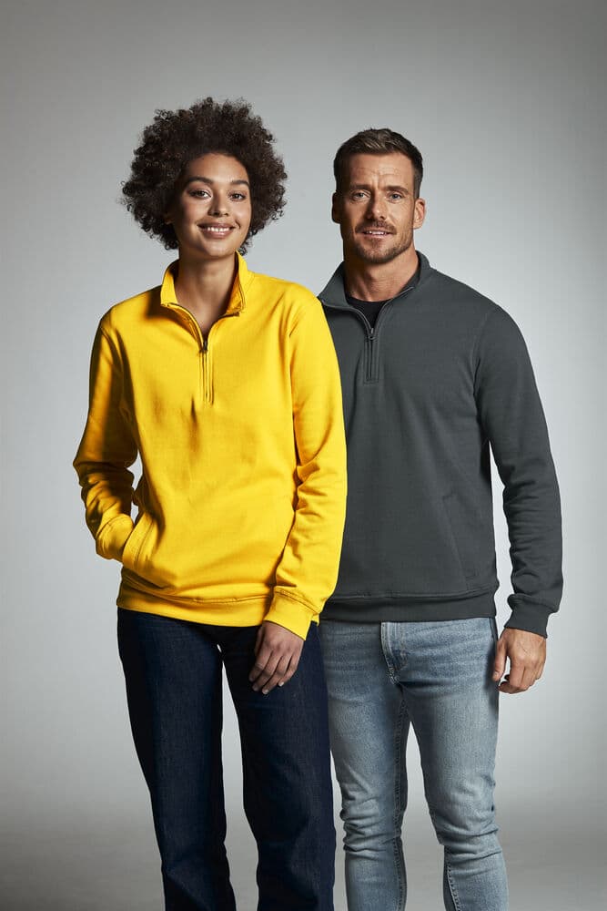 Half Zip Unisex, På modell 2