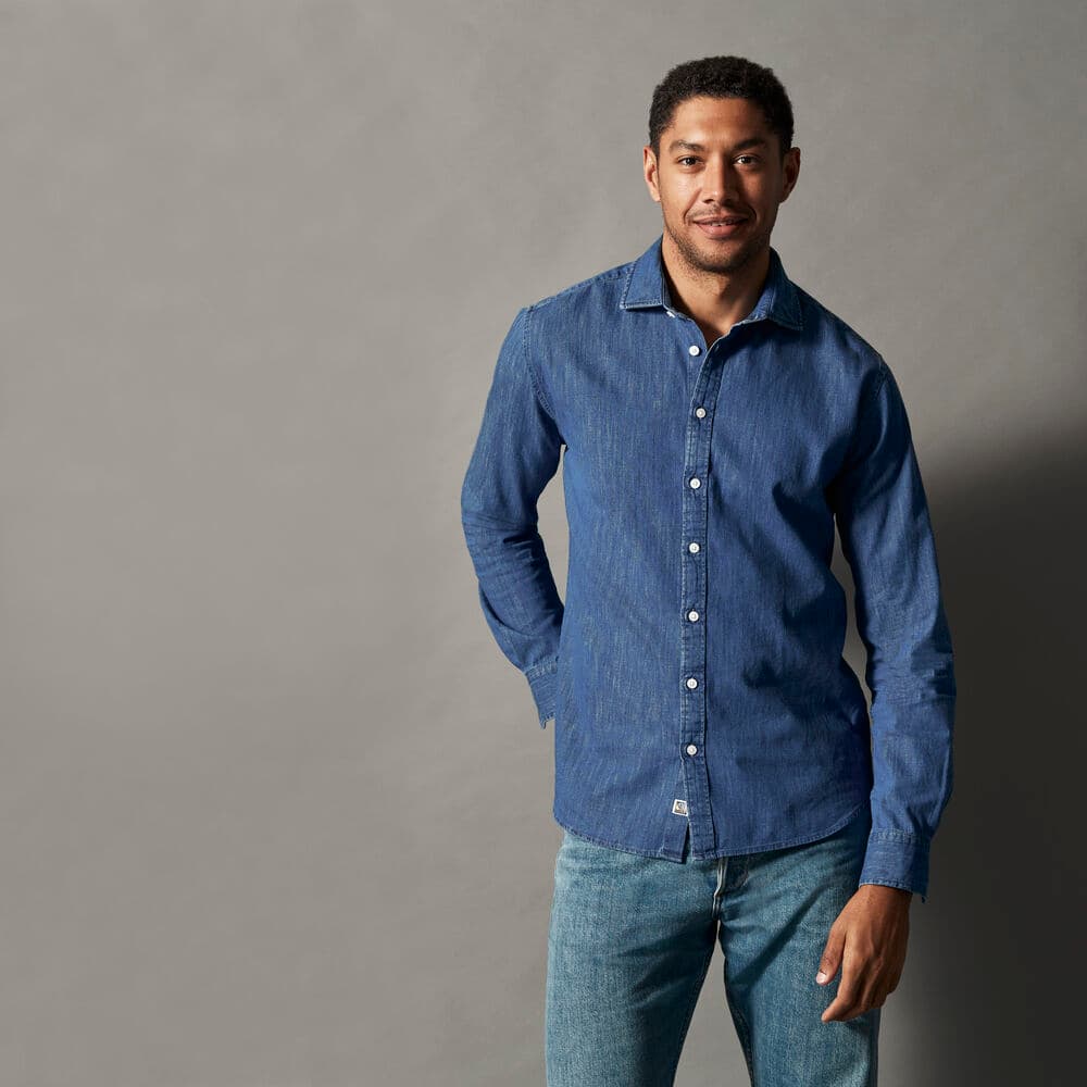 Denim Slim Fit Man, På modell 3