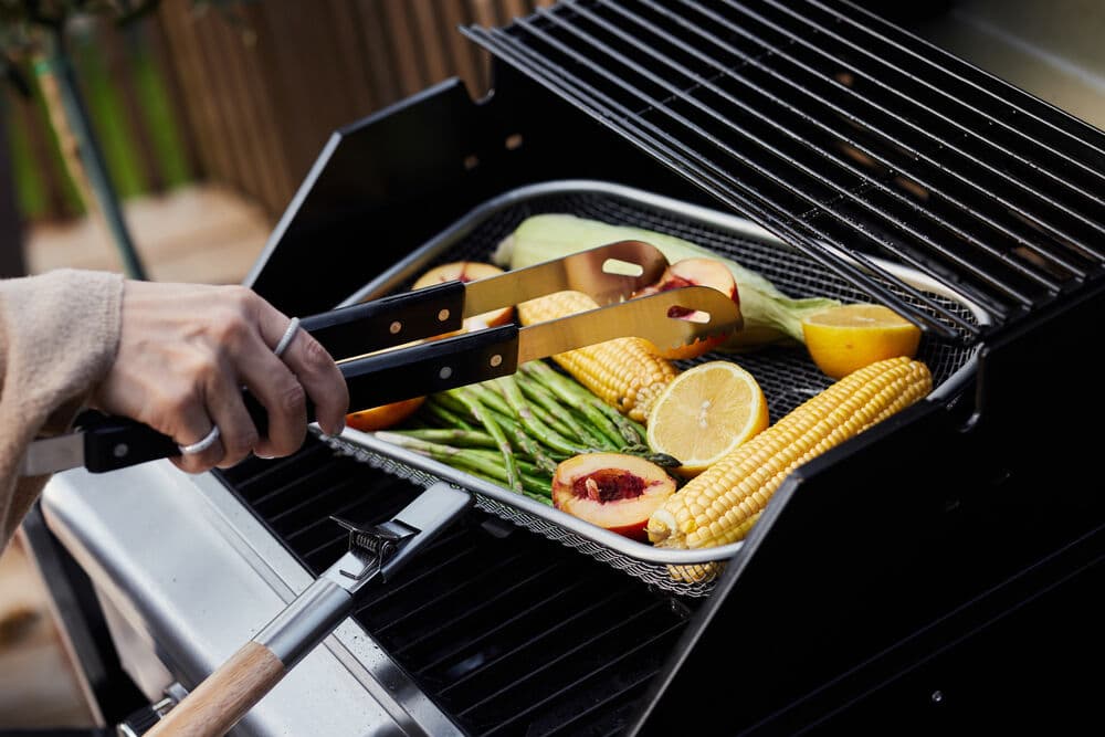 BBQ grillkurv, På modell 5