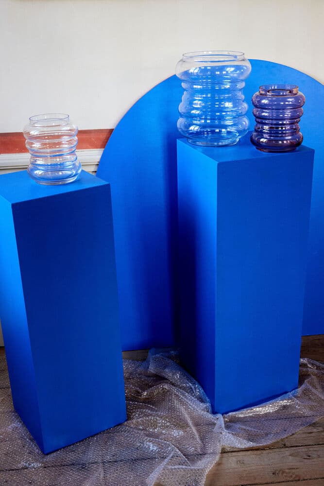 Vase Trixibelle S Clear, På modell 1