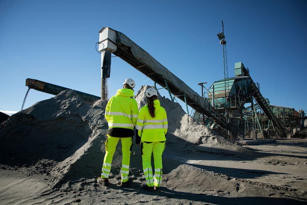 6453 Funksjonsjakke EN ISO 20471 KLASSE 3 Fôret, På modell 6