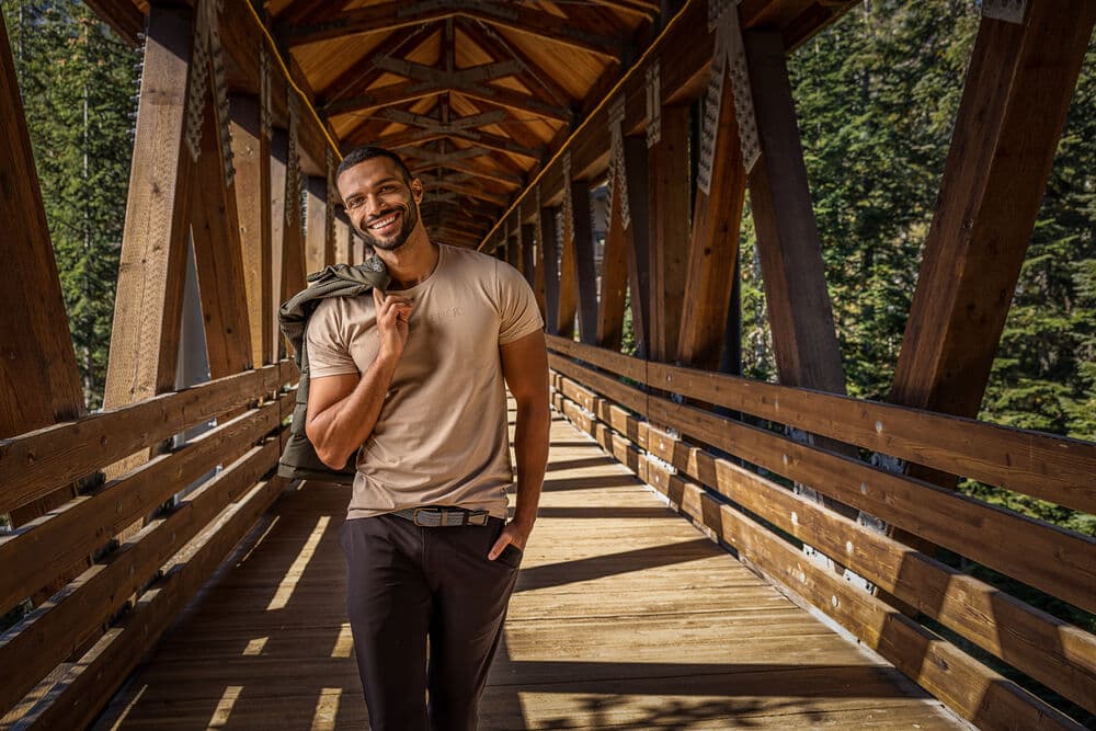 Manzanita Roundneck T-shirt Men, På modell 3