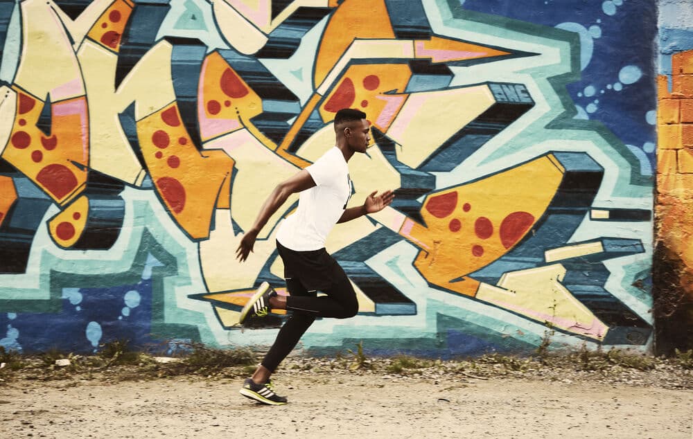 Run Active T-Shirt, På modell 2