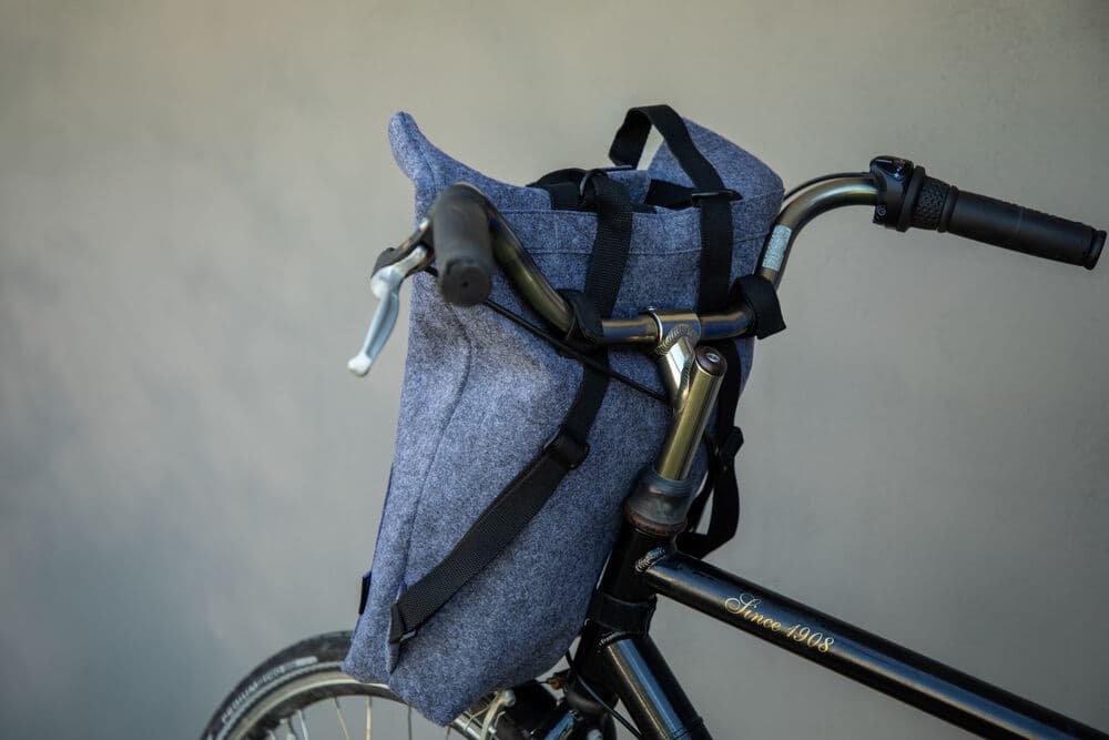 Sykkelveske Filt, 26 liter, På modell 2