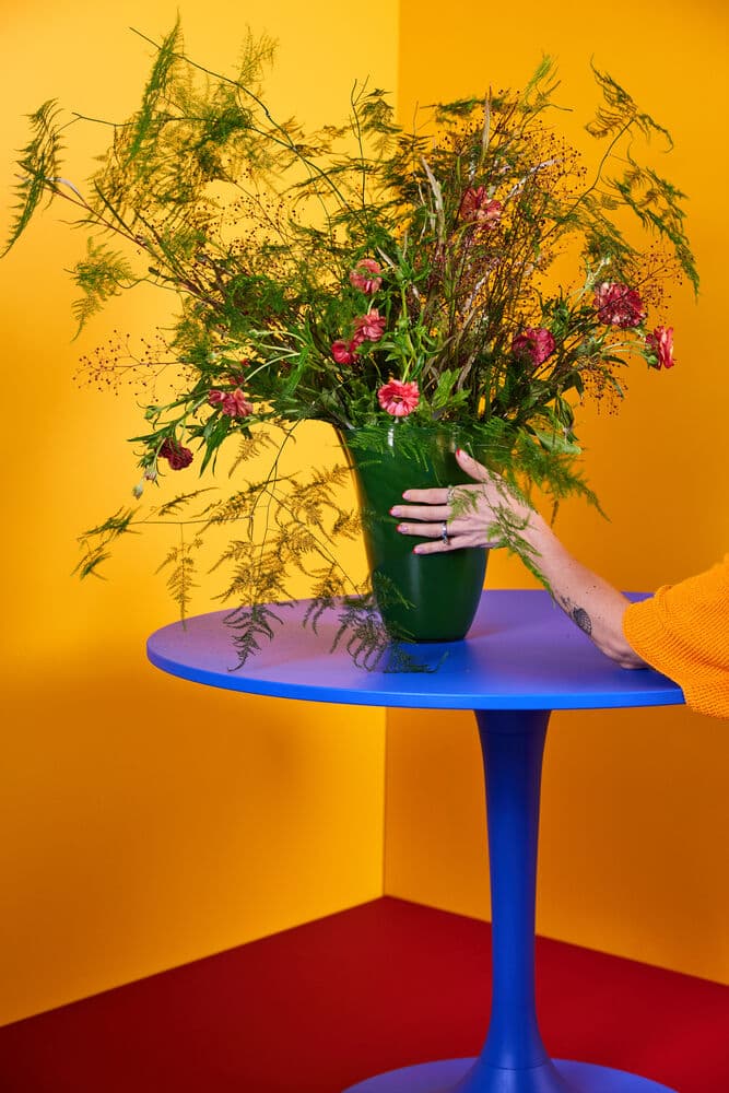 Vase Tiggy, På modell 1