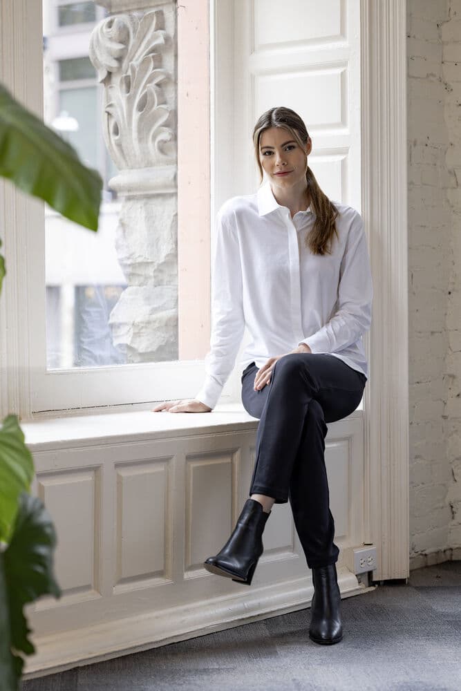 Hedley Stretch Shirt Ladies, På modell 1