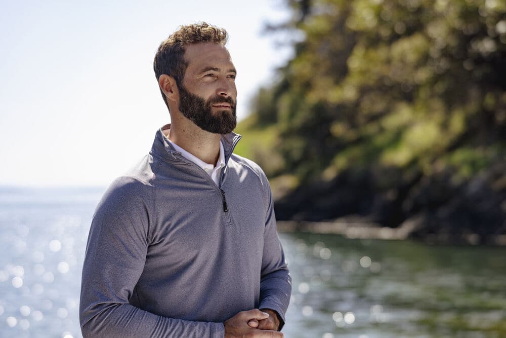 Coos Bay Half Zip Men, På modell 2
