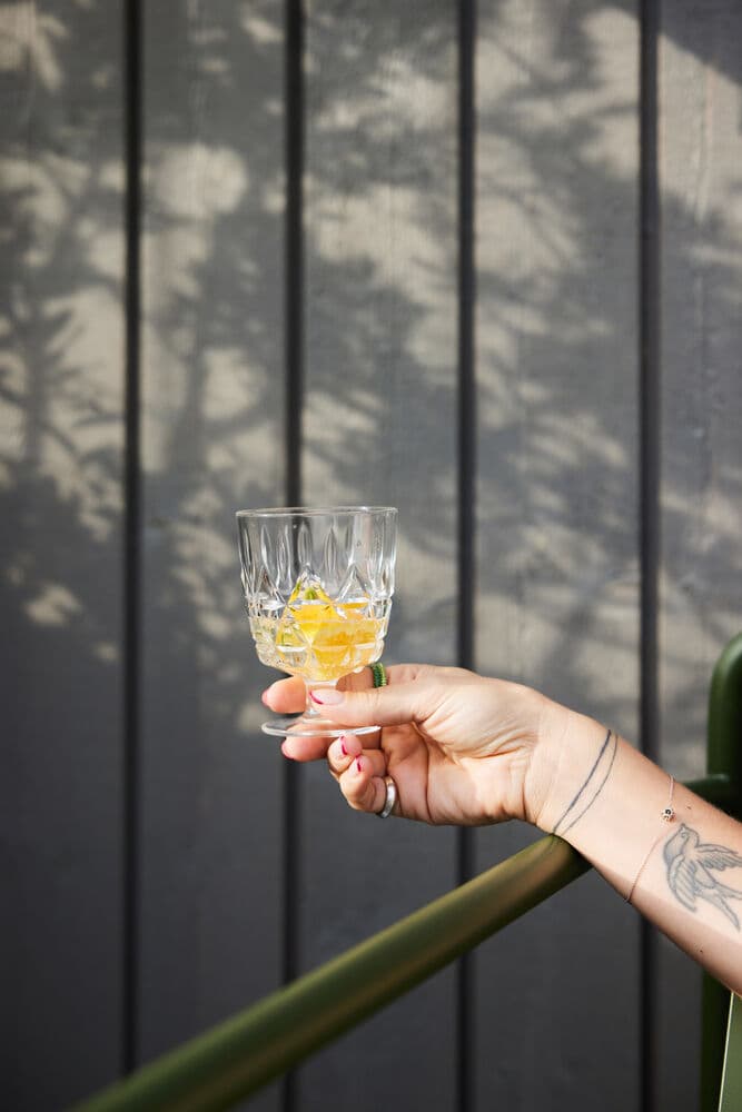 Piknik Juni Glass, 4-pk., På modell 1