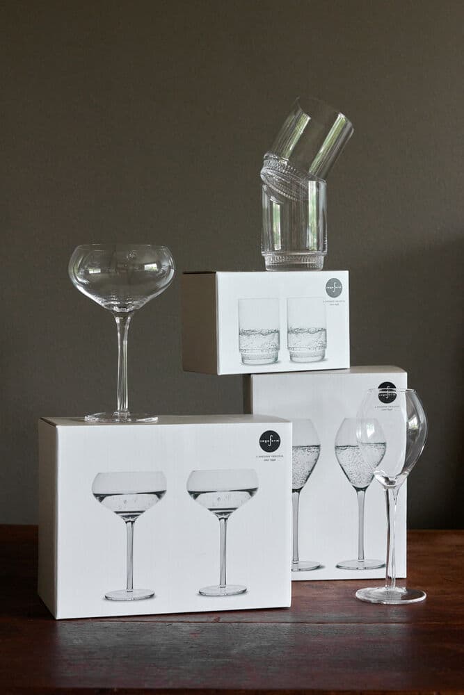 Saga champagneglass 2-pk., På modell 5