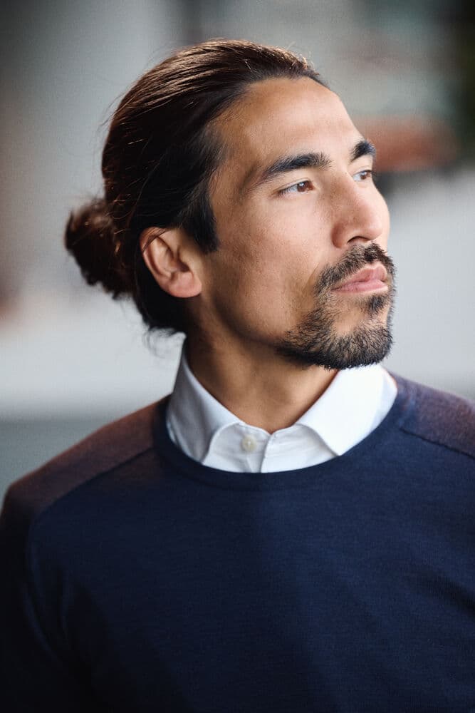 Merino U-Neck, På modell 4