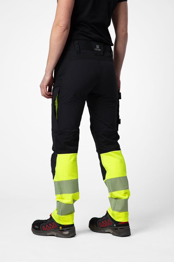 6538 Servicebukse Stretch Dame EN ISO 20471 Klasse 1, På modell 2