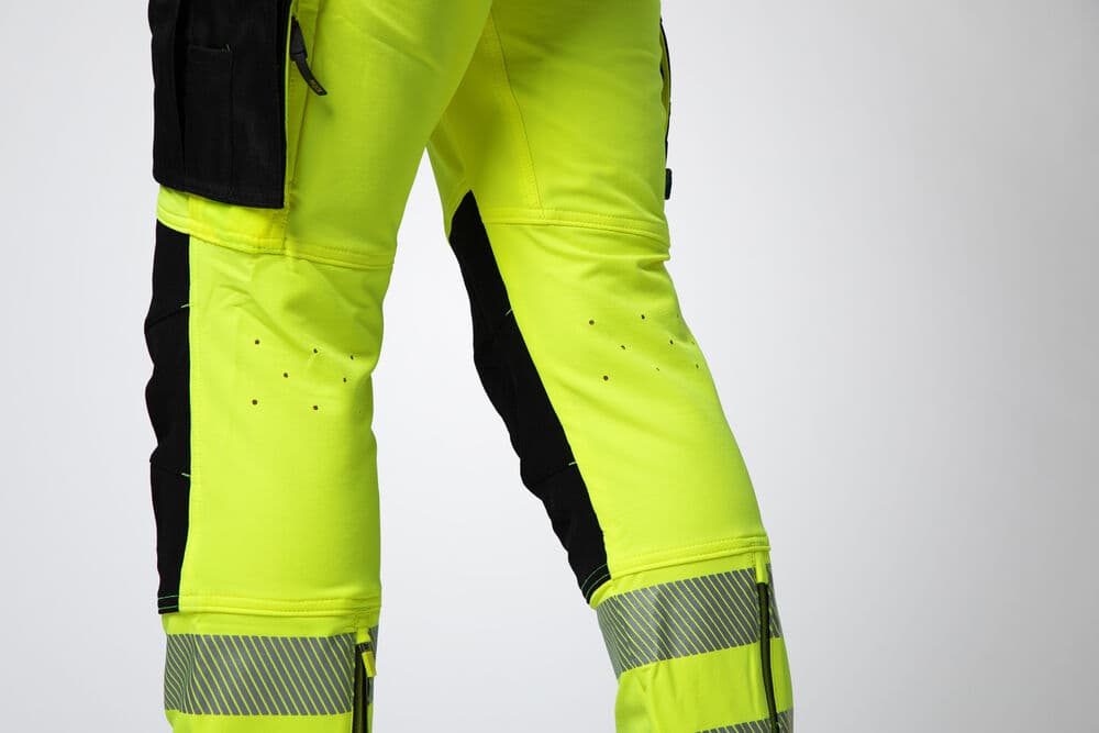 6571 Håndverksbukse Stretch EN ISO 20471 Kl 2, På modell 3