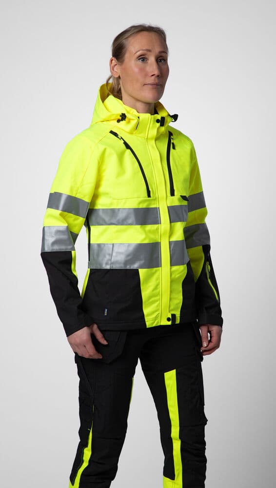 6424 Vinterjakke Dame EN ISO 20471 Kl 3/2, På modell 4