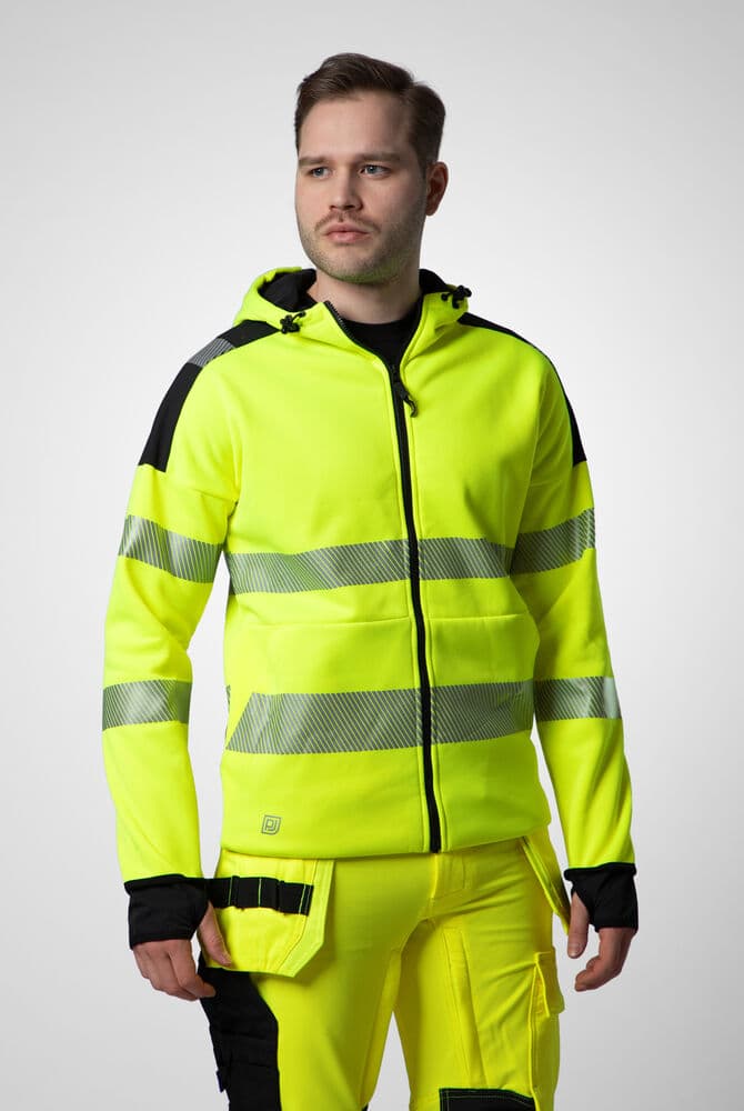 6110 Hettejakke EN ISO 20471 Kl 3/2, På modell 1
