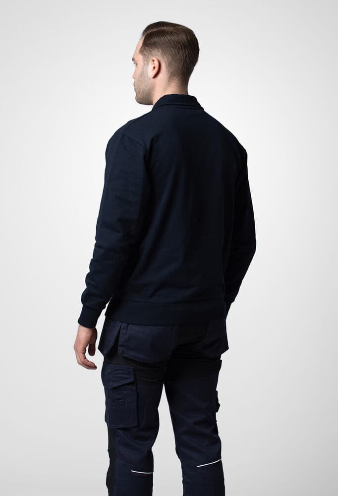 2134 Sweatshirt Zip, På modell 2