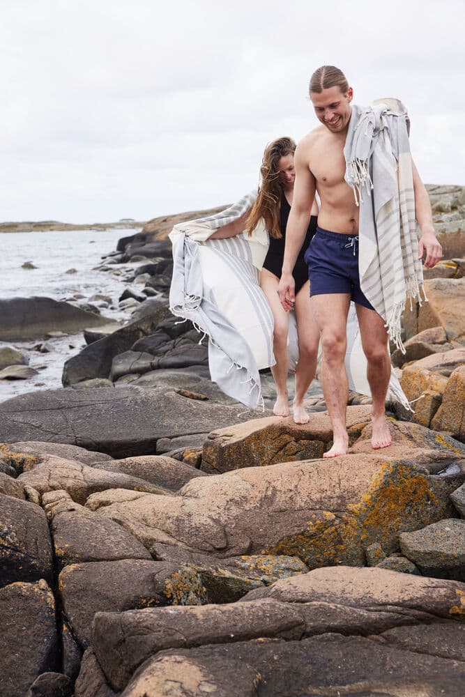Ella Hamam 145x250 cm, På modell 2