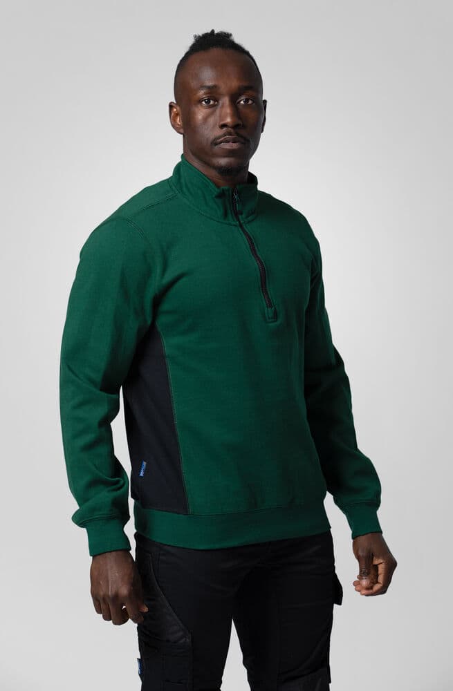 2128 SWEATSHIRT ½ ZIP, På modell 1