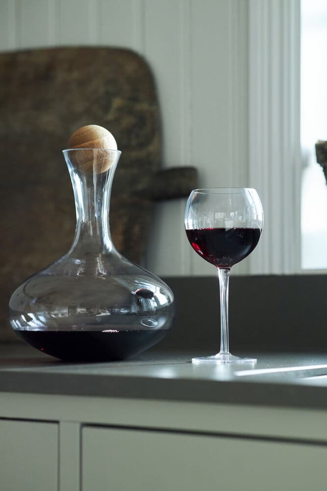 Nature vinkaraffel med eikekork, På modell 6