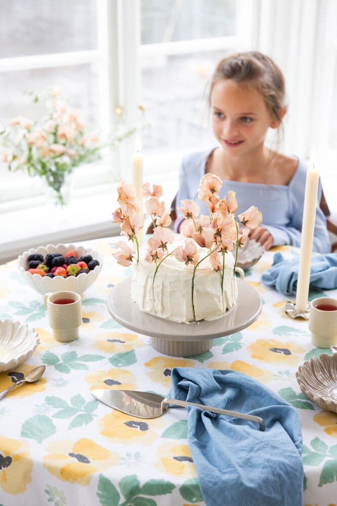 Flora kakefat, På modell 2