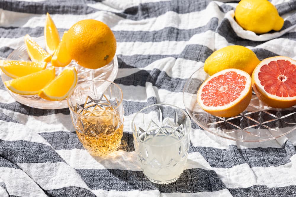 Piknik Juni vannglass, 4-pk., På modell 5