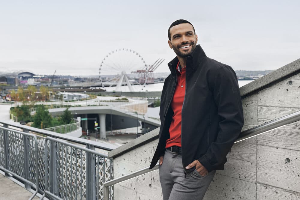 Wedderburn Short Jacket Men, På modell 5