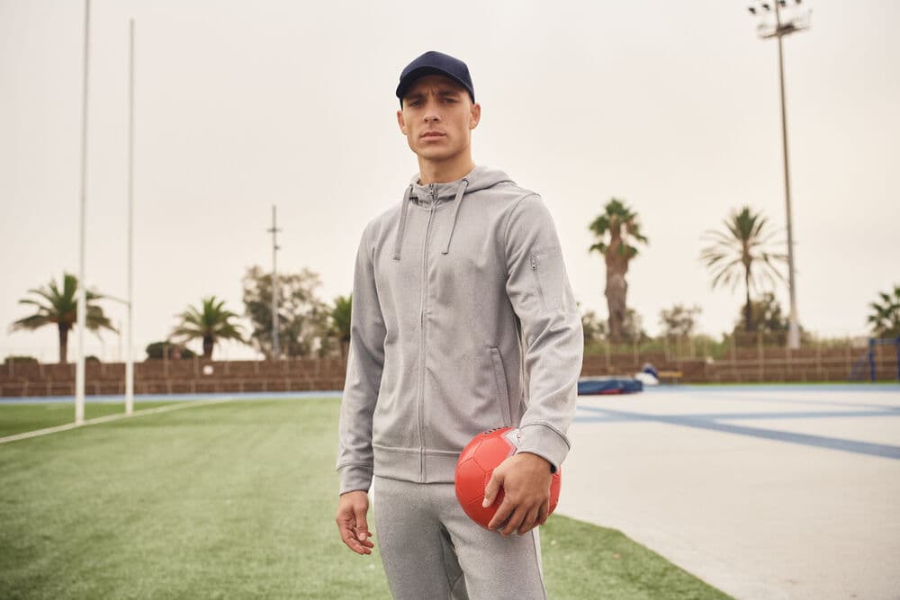 Basic Active Hoody Full Zip, På modell 1
