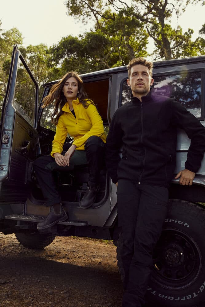 Basic Micro Fleece Jacket, På modell 1