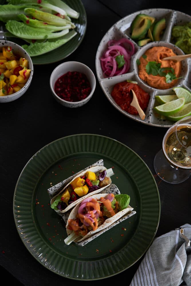 Ditte tacostativ, 2-pk., På modell 1